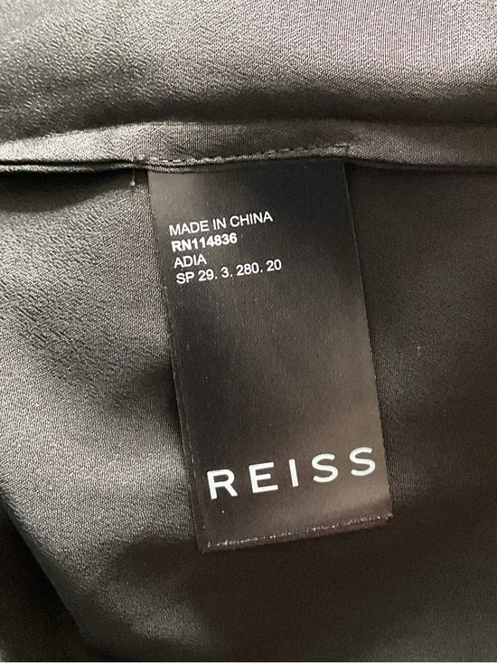 Reiss Adia Fit And Flare Lace Black Dress, size US 4 - Picture 9 of 14